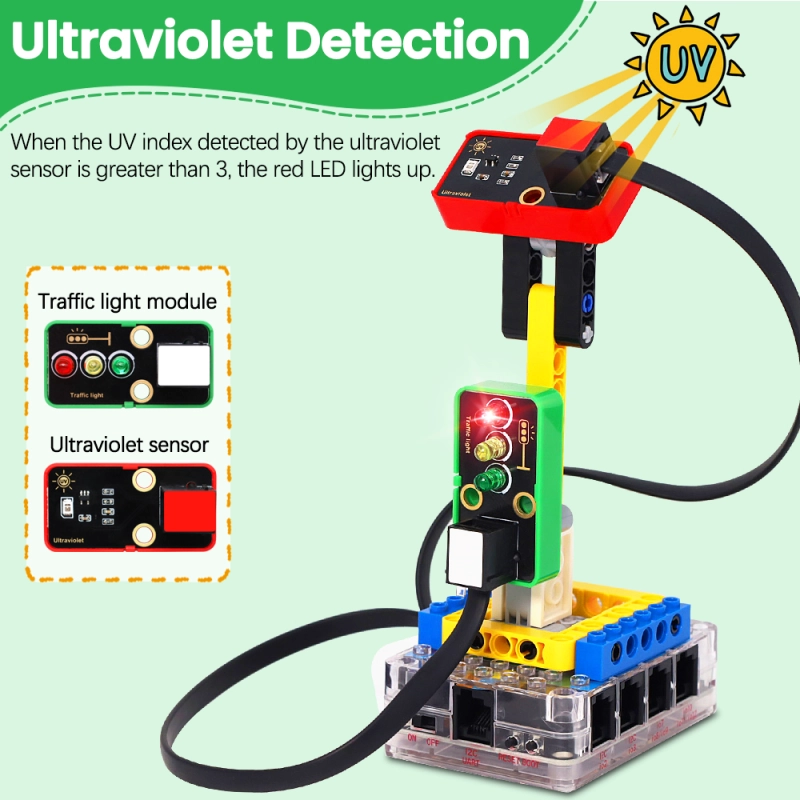 Kidsbits STEM Smart Mini Meteorological Station Kit  With KidIOT For ESP32