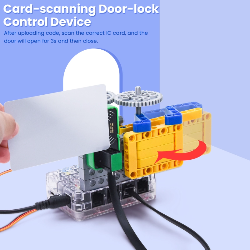 Kidsbits Smart Safe House Kit For ESP32 With Building Blocks Compatible Lego