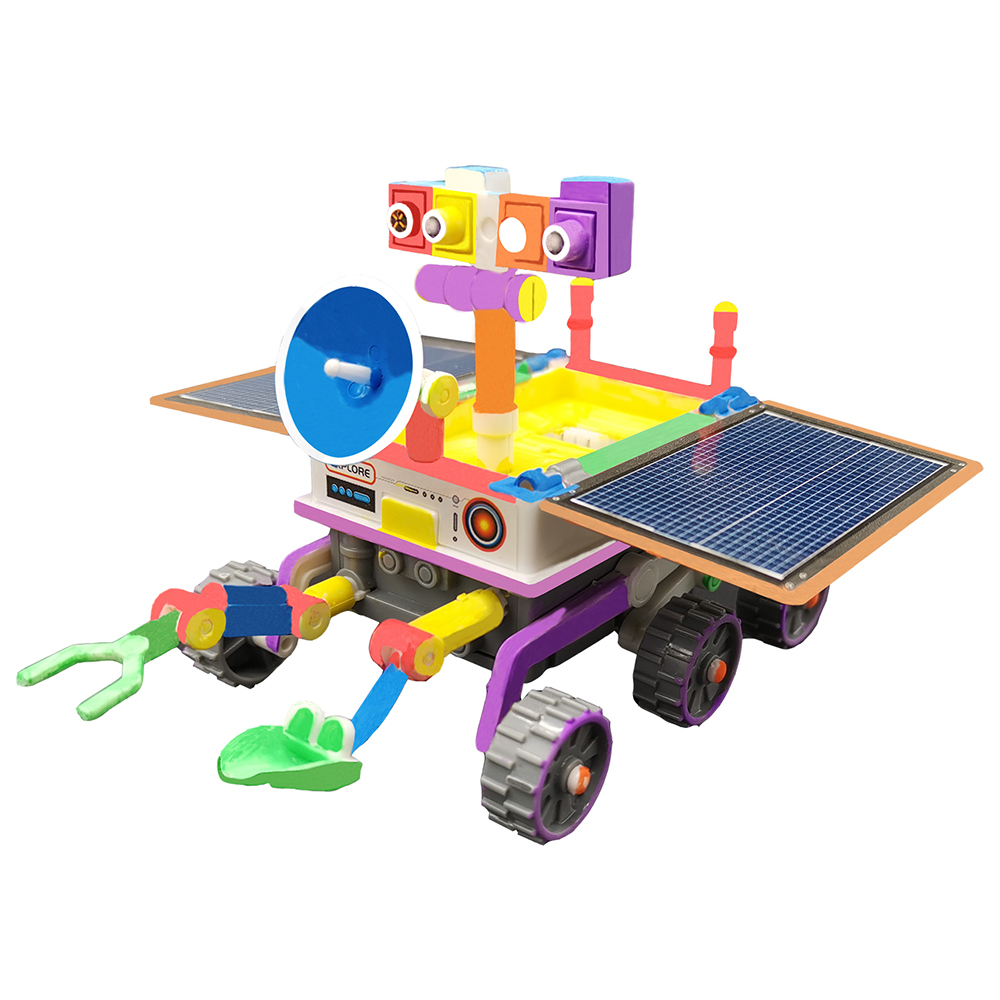 Kidsbits Solar Toys DIY Space Graffiti 3 In 1 Starquest Fleet Solar Powered Toy Robots For Kids