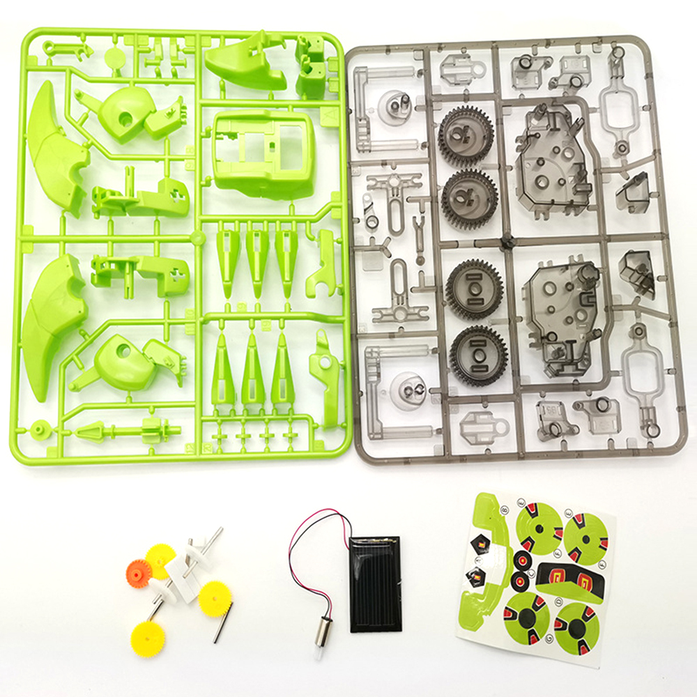 Kidsbits STEM Education 3 In 1 DIY Puzzle Triad Self-assembly Dinosaur Solar Toy For Kids