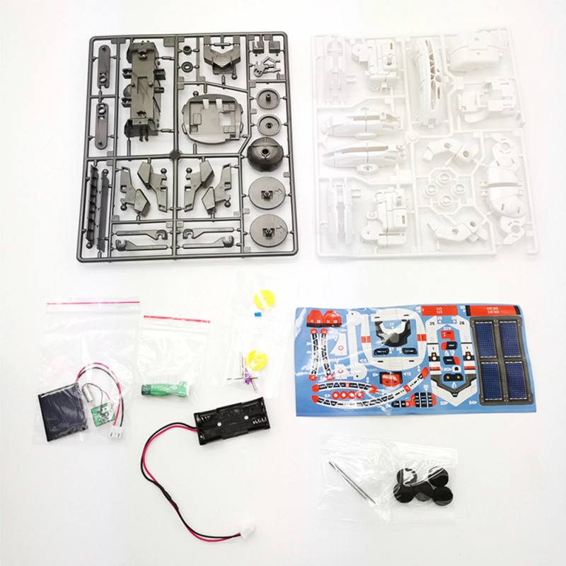 Exploration Fleet Robotic Educational Kit Diy Puzzle Six-In-One Self-Assembly Solar Toy Robot Kit