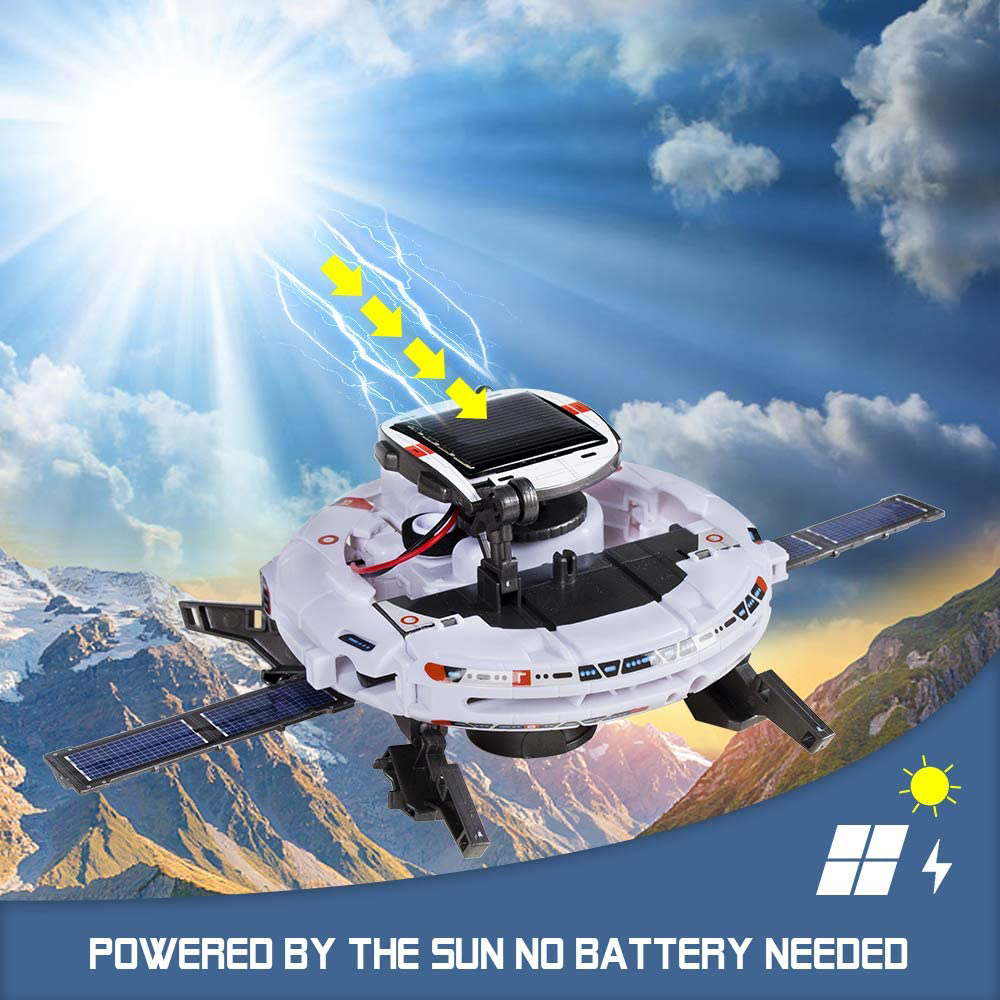 Exploration Fleet Robotic Educational Kit Diy Puzzle Six-In-One Self-Assembly Solar Toy Robot Kit