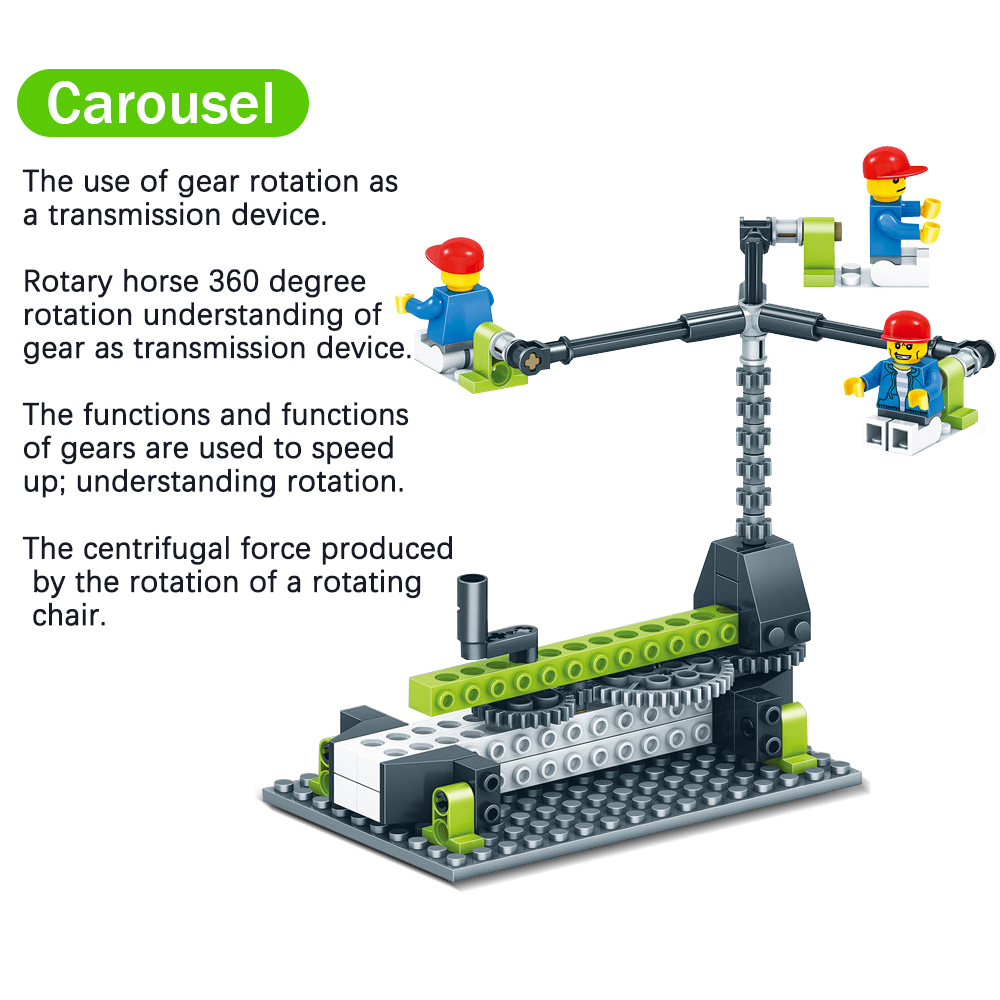 kidsbits 3-in-1 Tech Building Blocks for Children's STEM Creative Invention Educational Blocks Toys For Kids