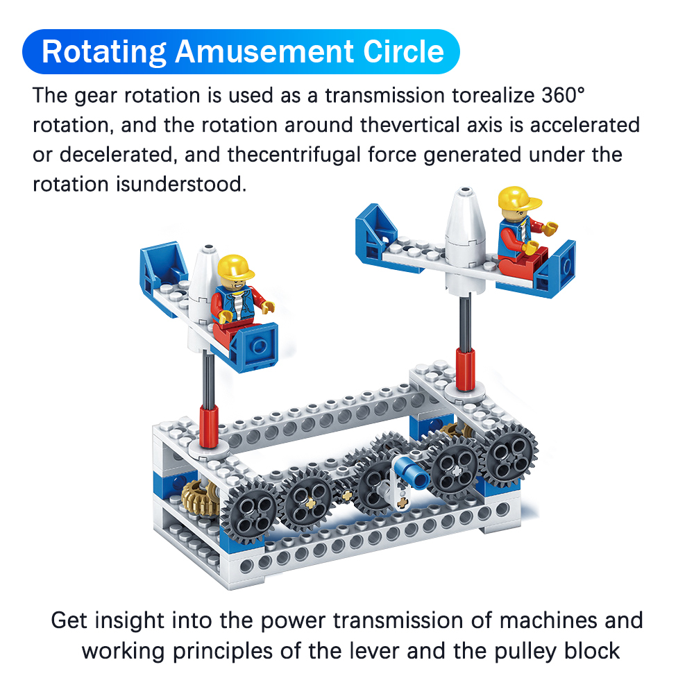 Kidsbits STEM Building Blocks Set Engineering Children's Science Educational Figure Blocks toys for Kids