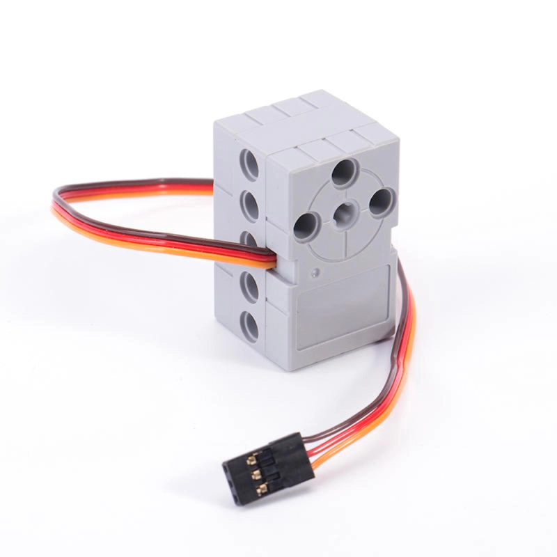 Programmable Grey Gear Servo Motor Compatible With Lego Dual Output Shaft Steering Gear Motor