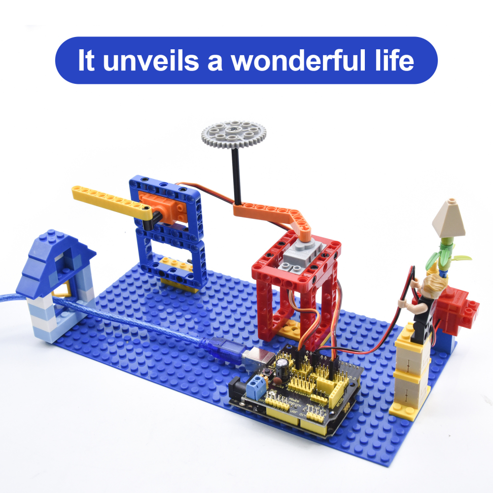 Lego Steering Gear 270 Degrees Grey Steering Gears Servo Motor With Wire