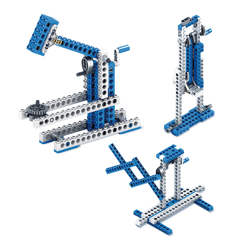 Kidsbits DIY Mechanical Gear Technical Building Blocks Engineering Children's Science Educational STEM Building Block set Kid Brick Toy