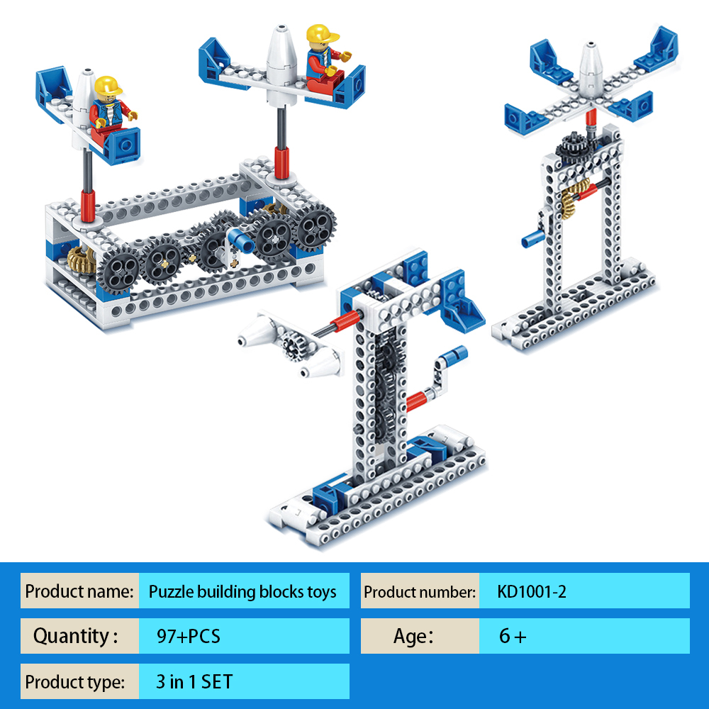 Kidsbits STEM Building Blocks Set Engineering Children's Science Educational Figure Blocks toys for Kids