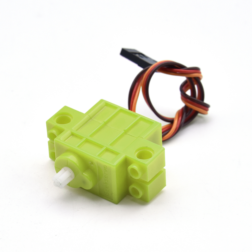 Geekservo Motor 360 Degree Continuous Rotation Programmable Electric Building Blocks Green Servo Motor