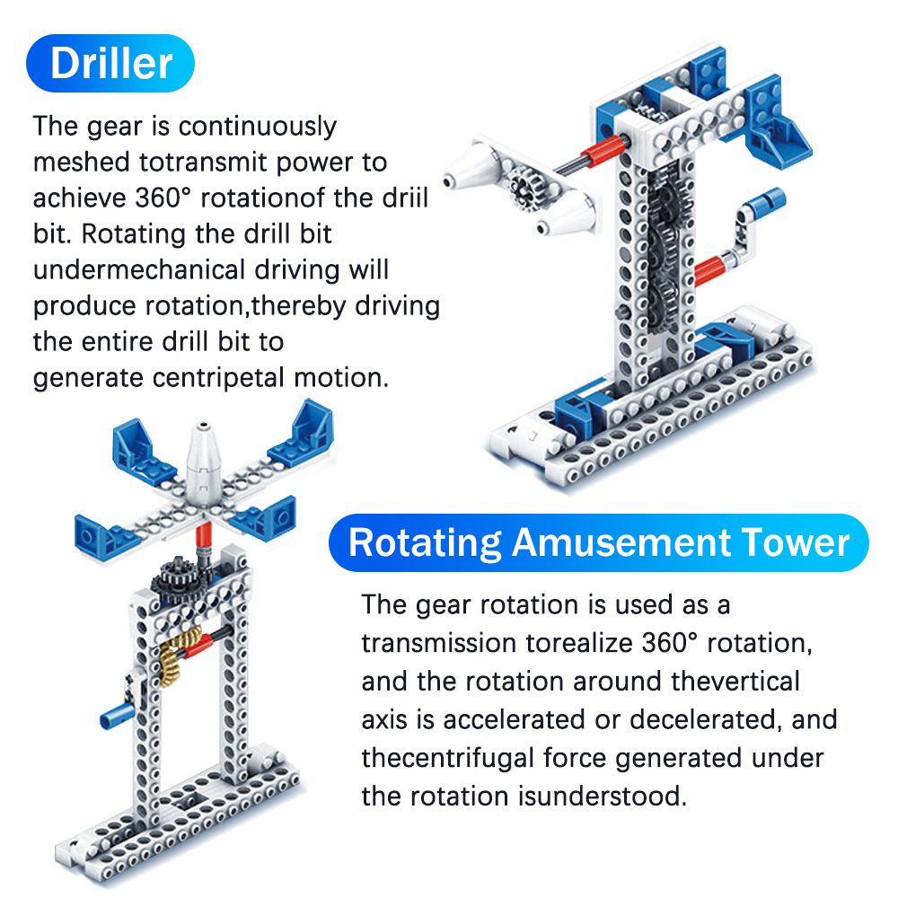 Kidsbits STEM Building Blocks Set Engineering Children's Science Educational Figure Blocks toys for Kids