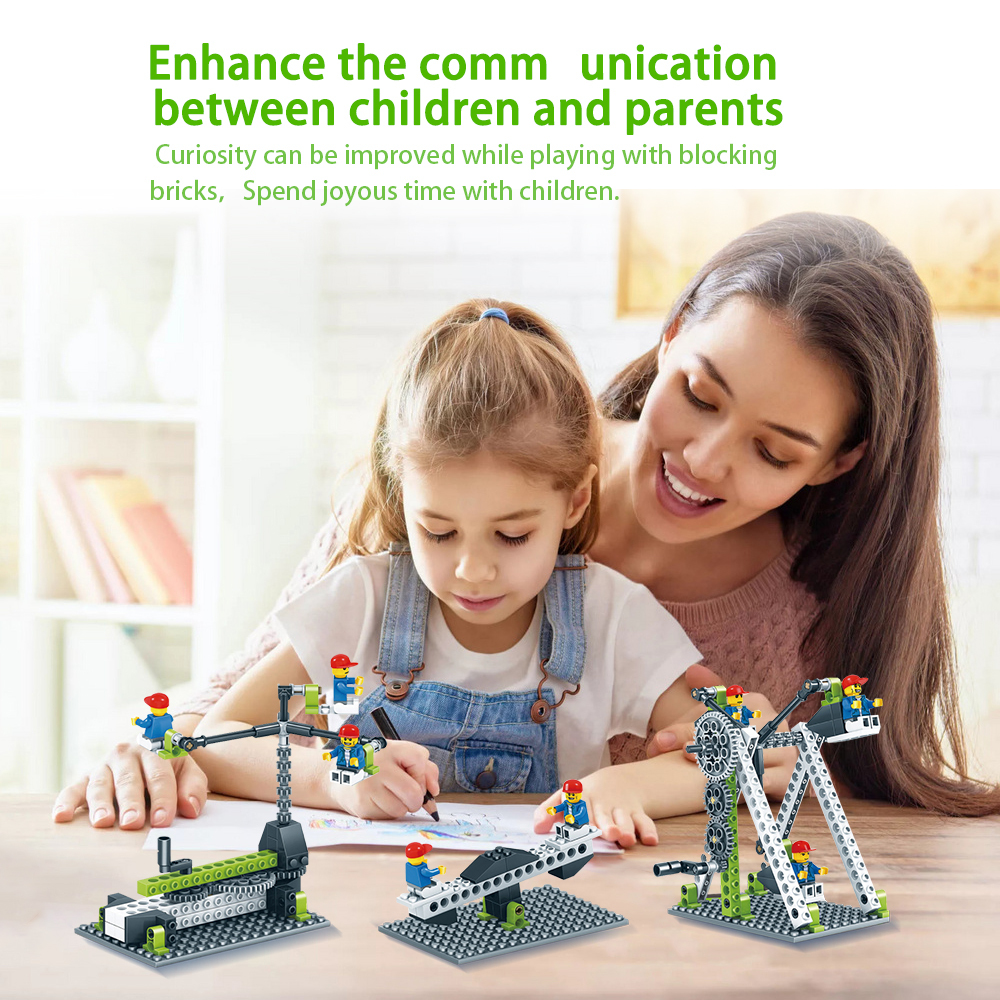 kidsbits 3-in-1 Tech Building Blocks for Children's STEM Creative Invention Educational Blocks Toys For Kids