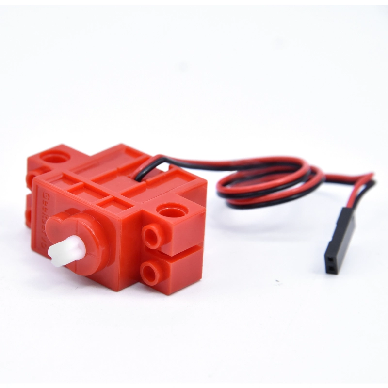 Red Lego Building Blocks Motor Deceleration Motor 4.8V 70RPM Red Gear Motor For Programmable