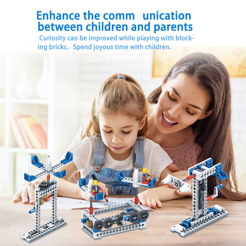 Kidsbits STEM Building Blocks Set Engineering Children's Science Educational Figure Blocks toys for Kids