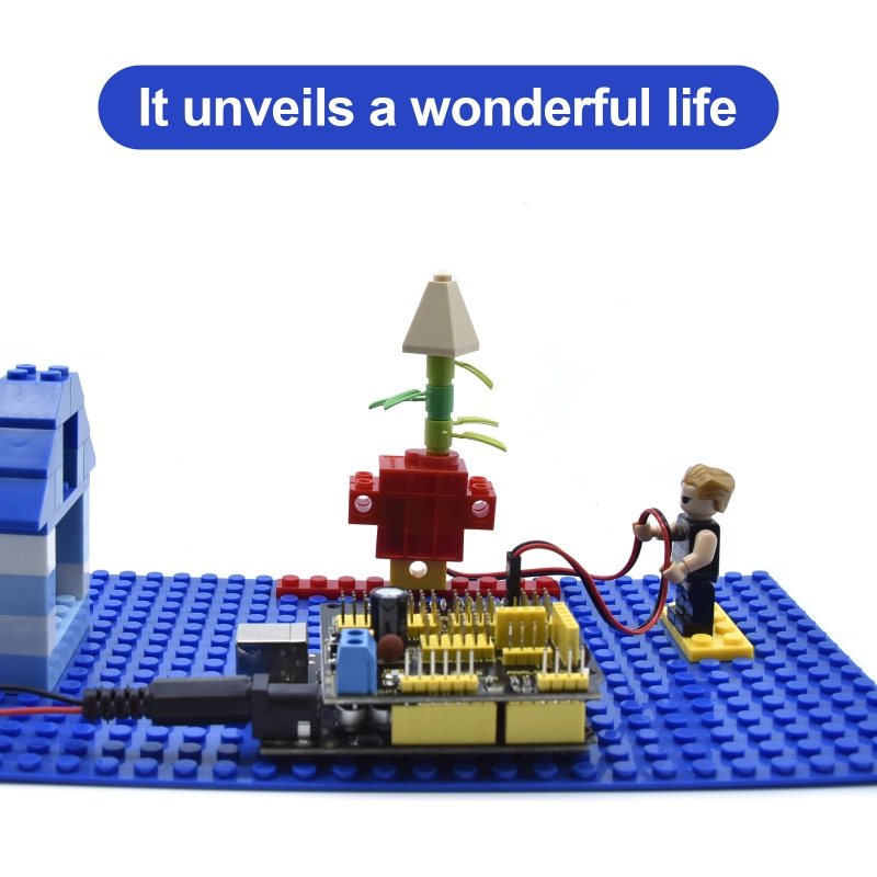 Red Lego Building Blocks Motor Deceleration Motor 4.8V 70RPM Red Gear Motor For Programmable