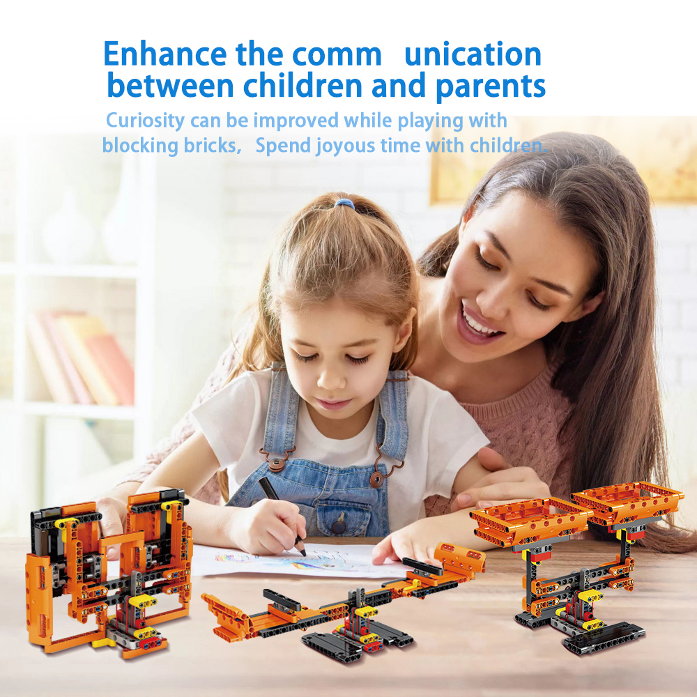 Kidsbits STEM Building Plastic Blocks Balance Scale + Balance Gate + Seesaw For Teaching Learning Science