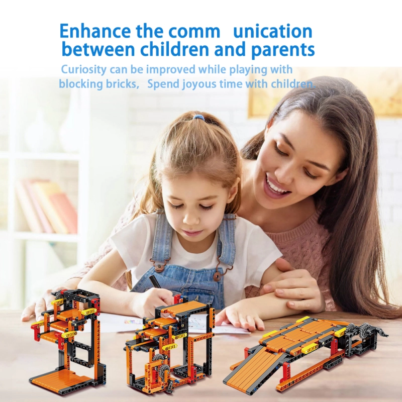 Kidsbits DIY Puzzle Toys For Kids Learning Bridge Construction Building Block Set Toys
