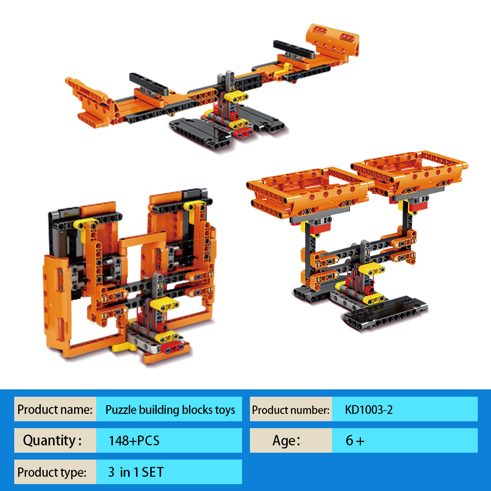 Kidsbits STEM Building Plastic Blocks Balance Scale + Balance Gate + Seesaw For Teaching Learning Science