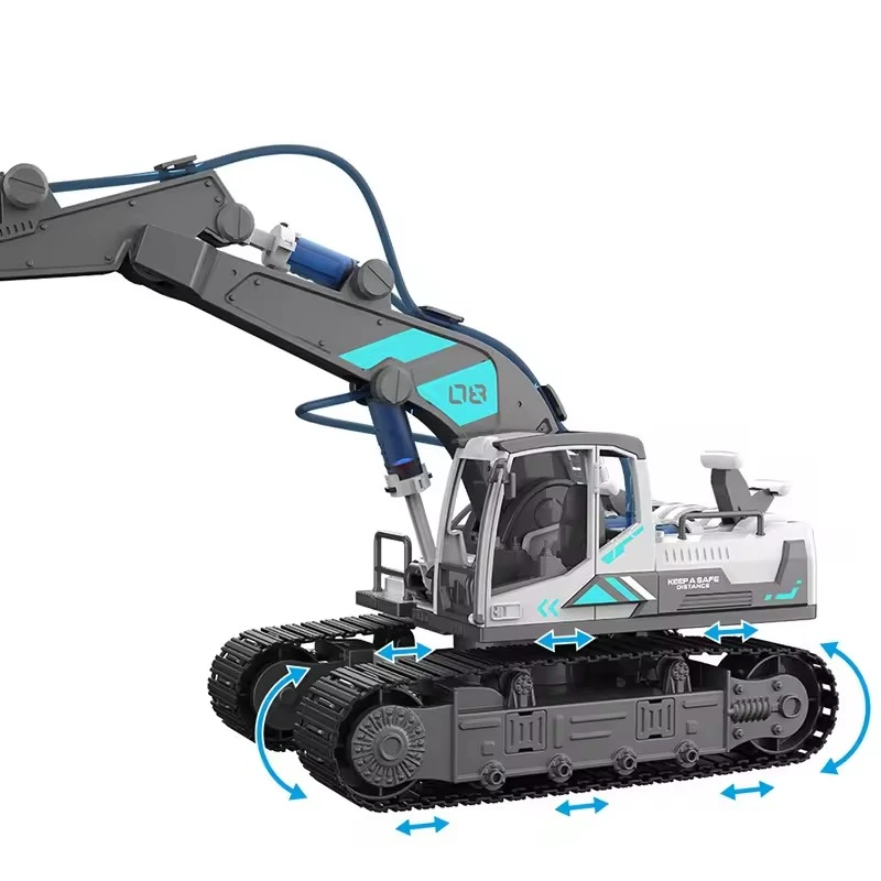 Kidsbits 3 In 1 Steam Toy Hydraulic Power Engineering Vehicle Excavator Science Educational Stem Toy For Kids