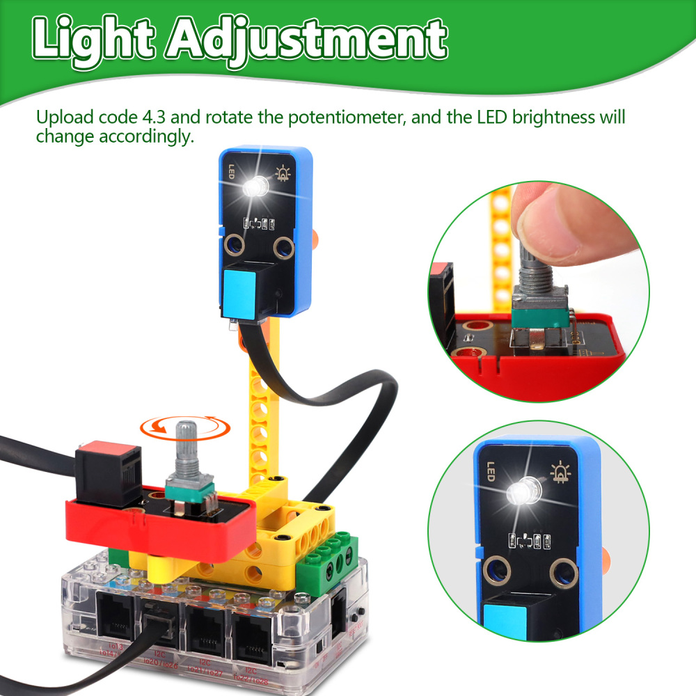 Kidsbits STEM Electronic Building Blocks Development Board For Raspberry Pi PICO