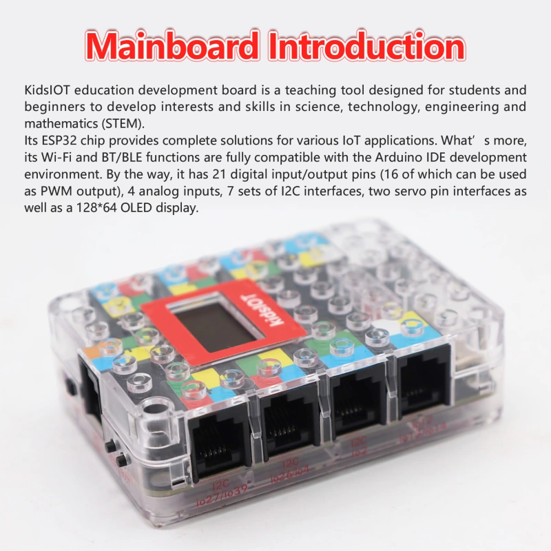 Kidsbits STEM Electronic Building Blocks Development Board For ESP32