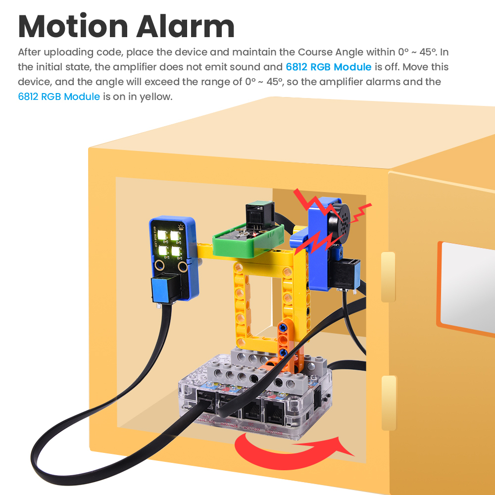 Kidsbits STEM Electronic Building Blocks 6812 RGB Module For Arduino