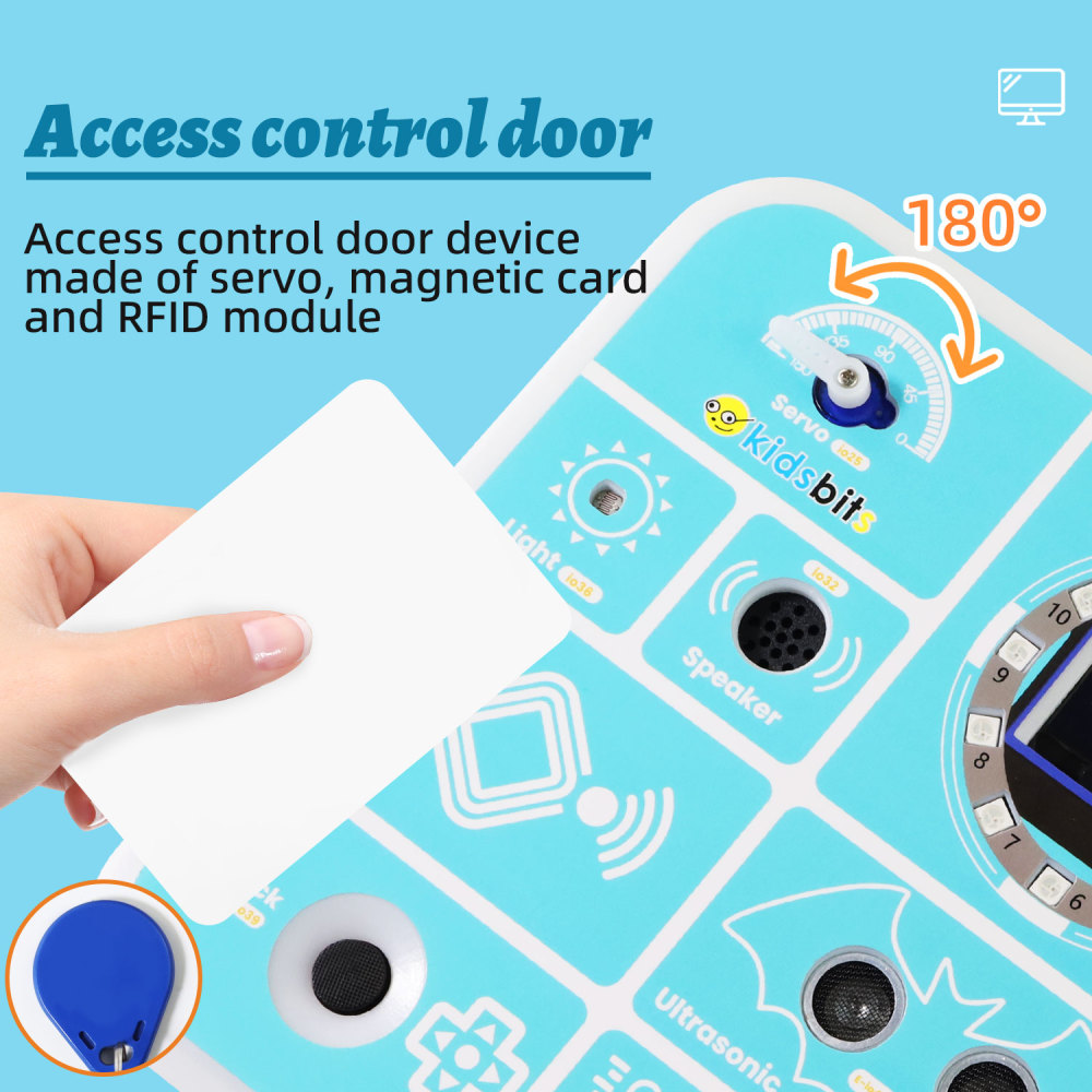 Kidsbits Maker Educational ESP32 Multi-purpose Coding Box Kit V2.0
