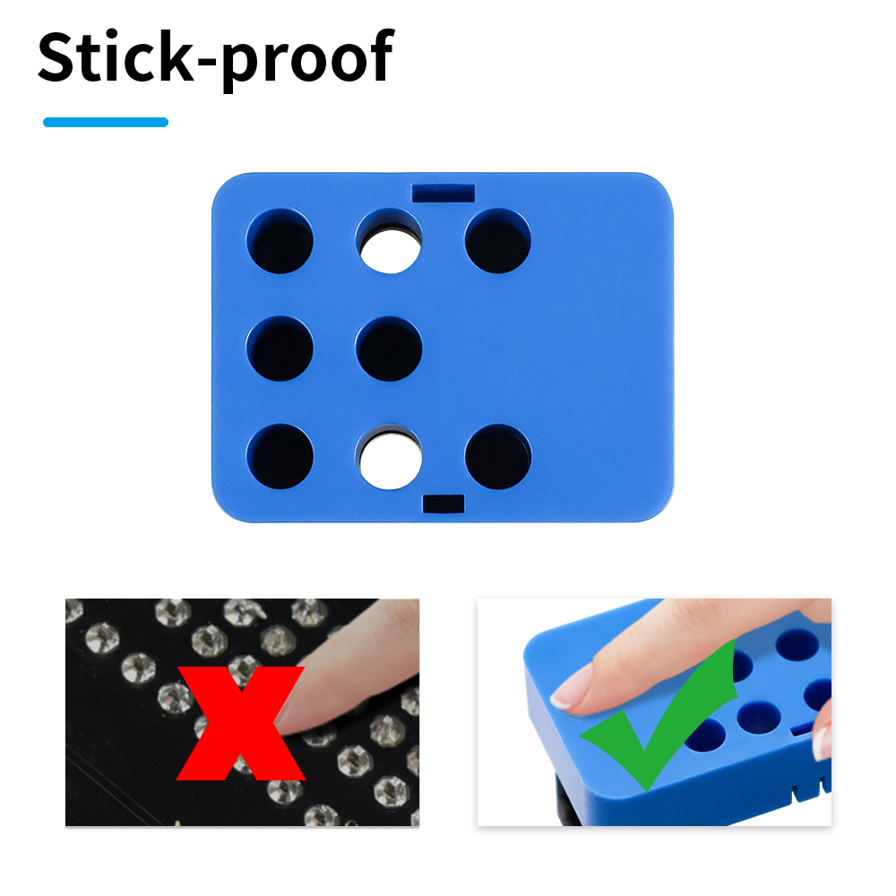 Kidsbits STEM Electronic building blocks DS18B20 Temperature Sensor  Black