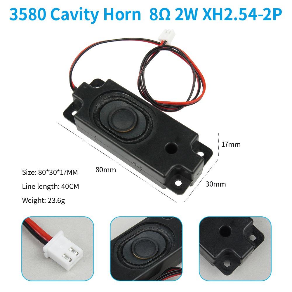 Kidsbits STEM Electronic Module I2S Audio Power Amplifier Module With 3580 Cavity horn 8Q 2W XH2.54-2P