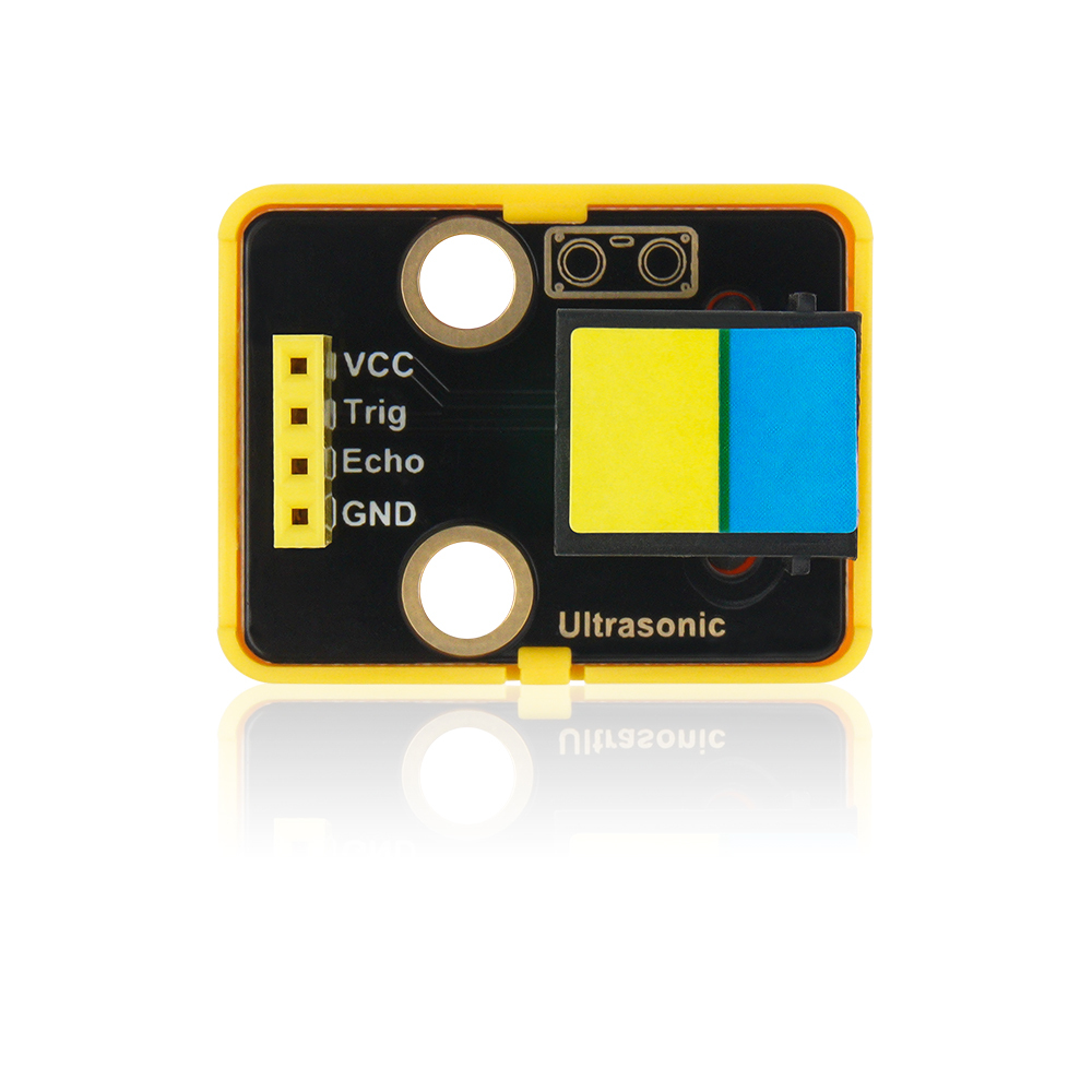 Kidsbits Ultrasonic adaptor Module  Black For Arduino Compatible With Lego Building Blocks