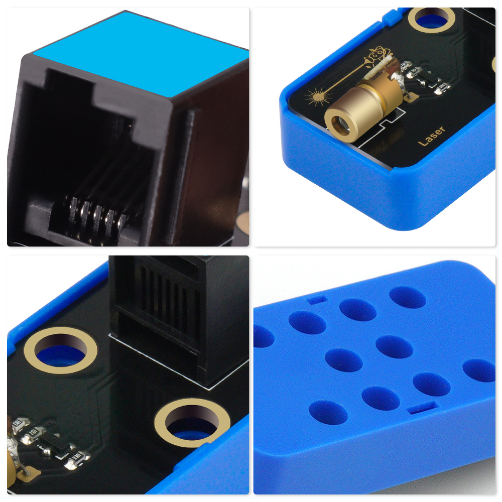 Kidsbits STEM Electronic Module Laser Module For Arduino Compatible With Lego Building Blocks DIY Projects