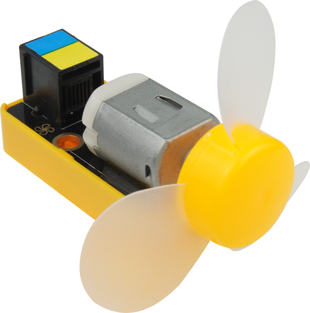 Kidsbits STEM Building Blocks Electronic Module130 Motor Module Black With shell