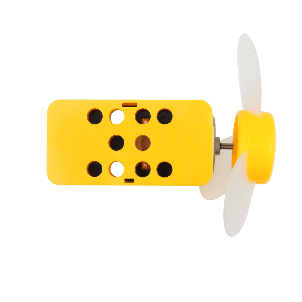 Kidsbits STEM Building Blocks Electronic Module130 Motor Module Black With shell