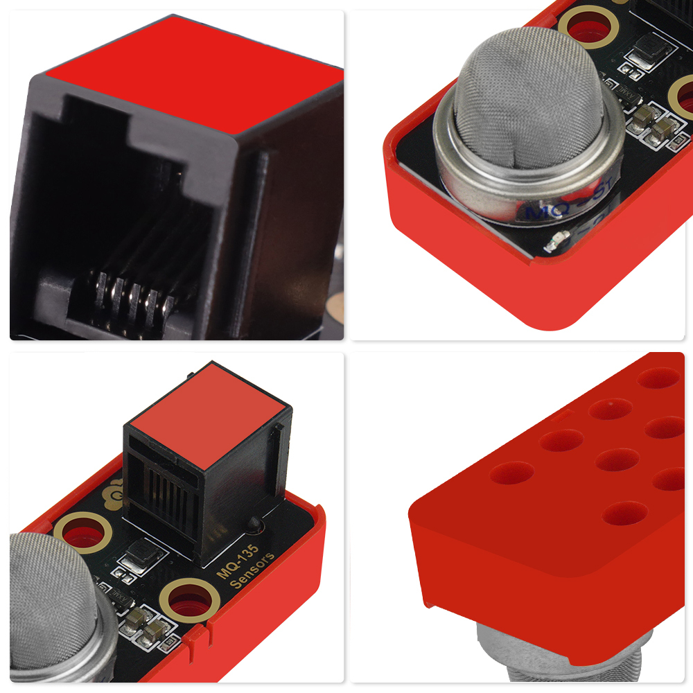 Kidsbits MQ-135 Air Quality Sensor Module Compatible with Electronic Building Blocks for STEM DIY Projects