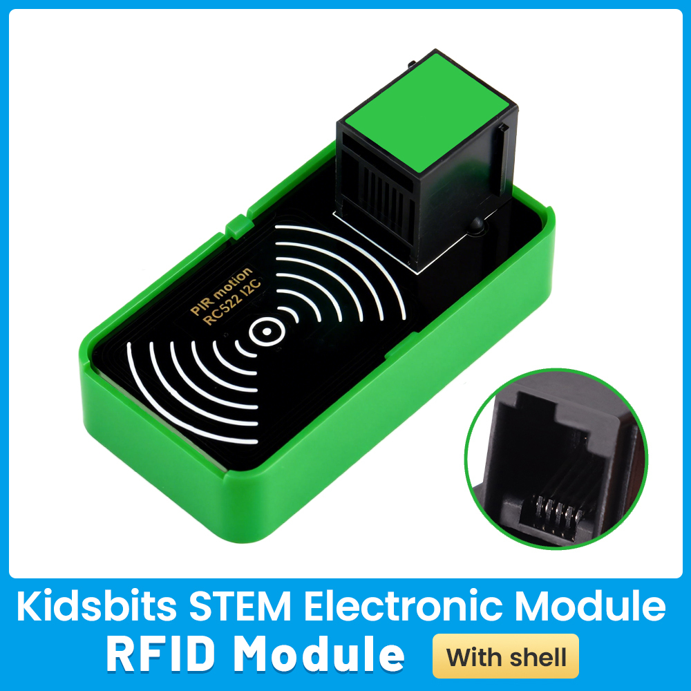 Kidsbits STEM Electronic RFID-RC522 Card Module With Shell Compatible With Lego For Arduino/Micro bit DIY Building Projects