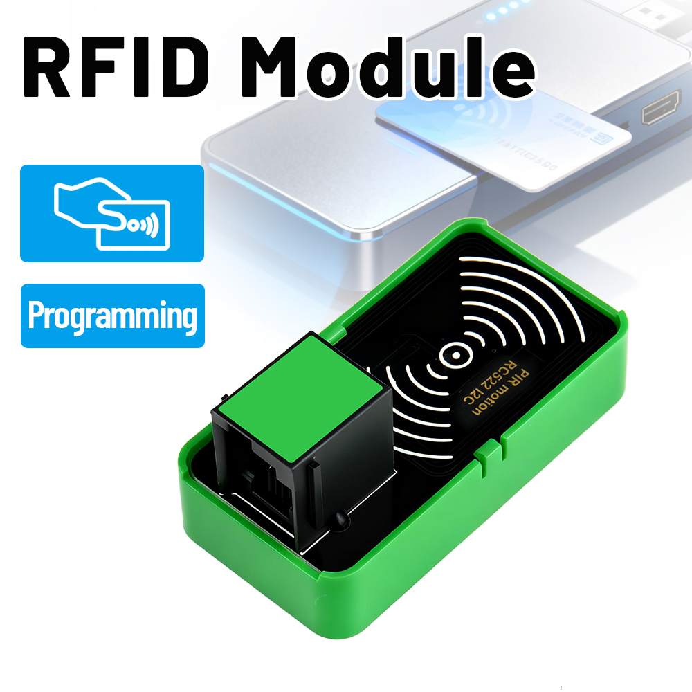 Kidsbits STEM Electronic RFID-RC522 Card Module With Shell Compatible With Lego For Arduino/Micro bit DIY Building Projects