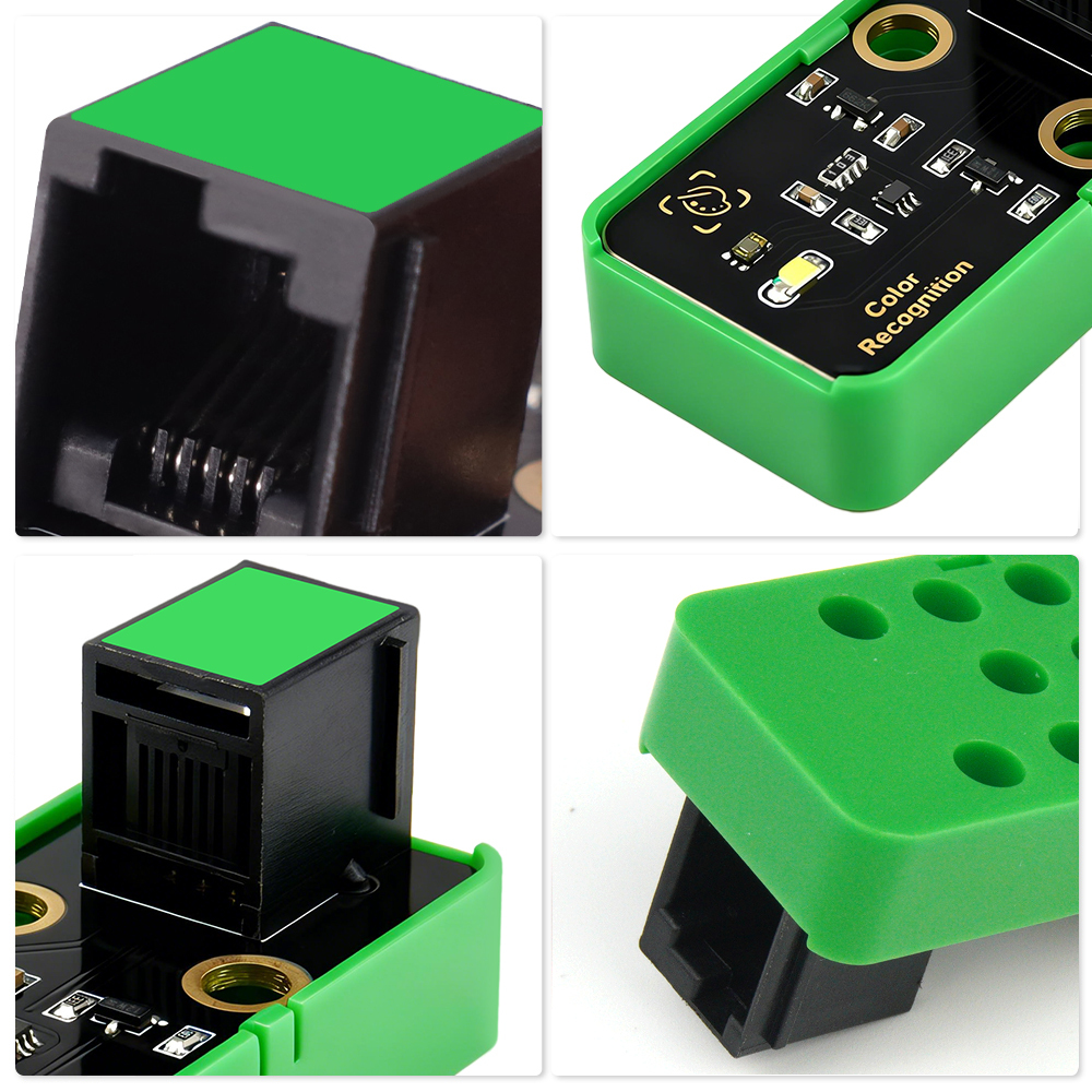 Kidsbits STEM Electronic Building Blocks VEML6040 RGBW Color Sensor Module 50-150mm Detection For Arduino DIY Projects