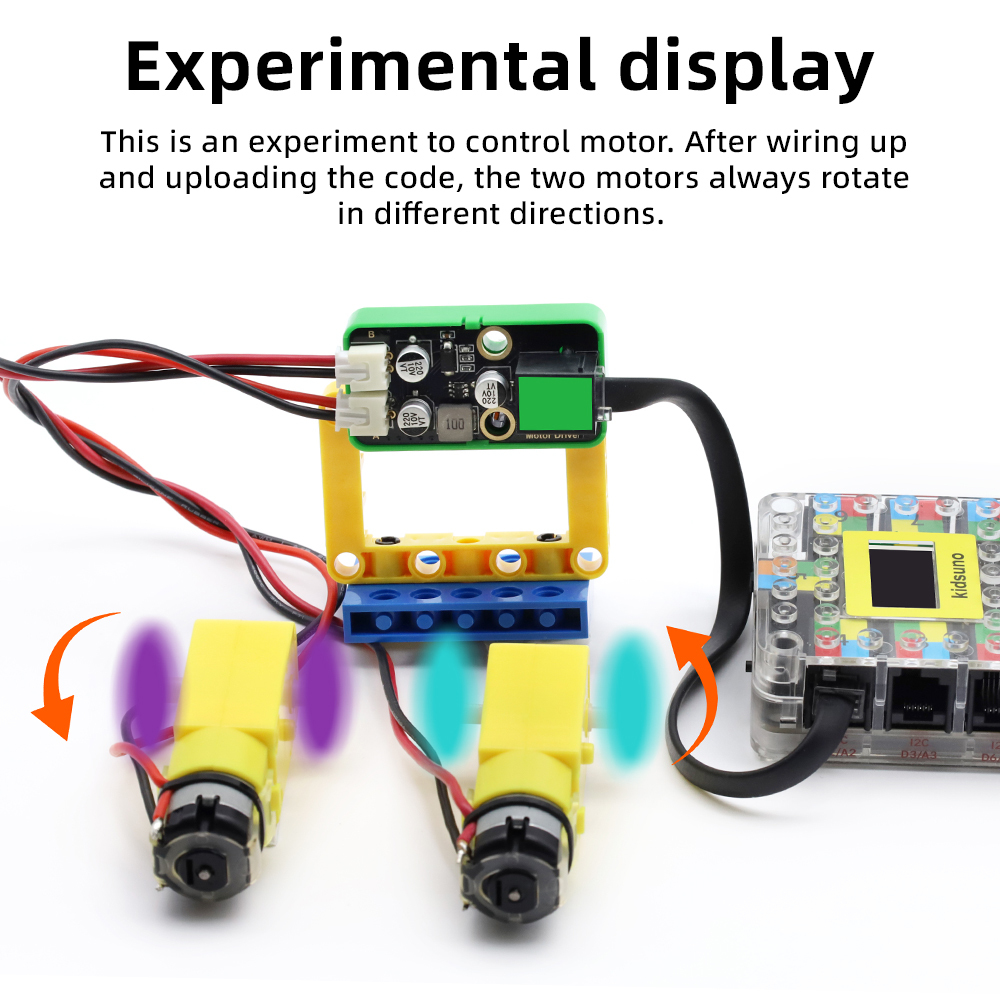 Kidsbits STEM Electronic Building Blocks 8833 Motor Drive Module for Arduino