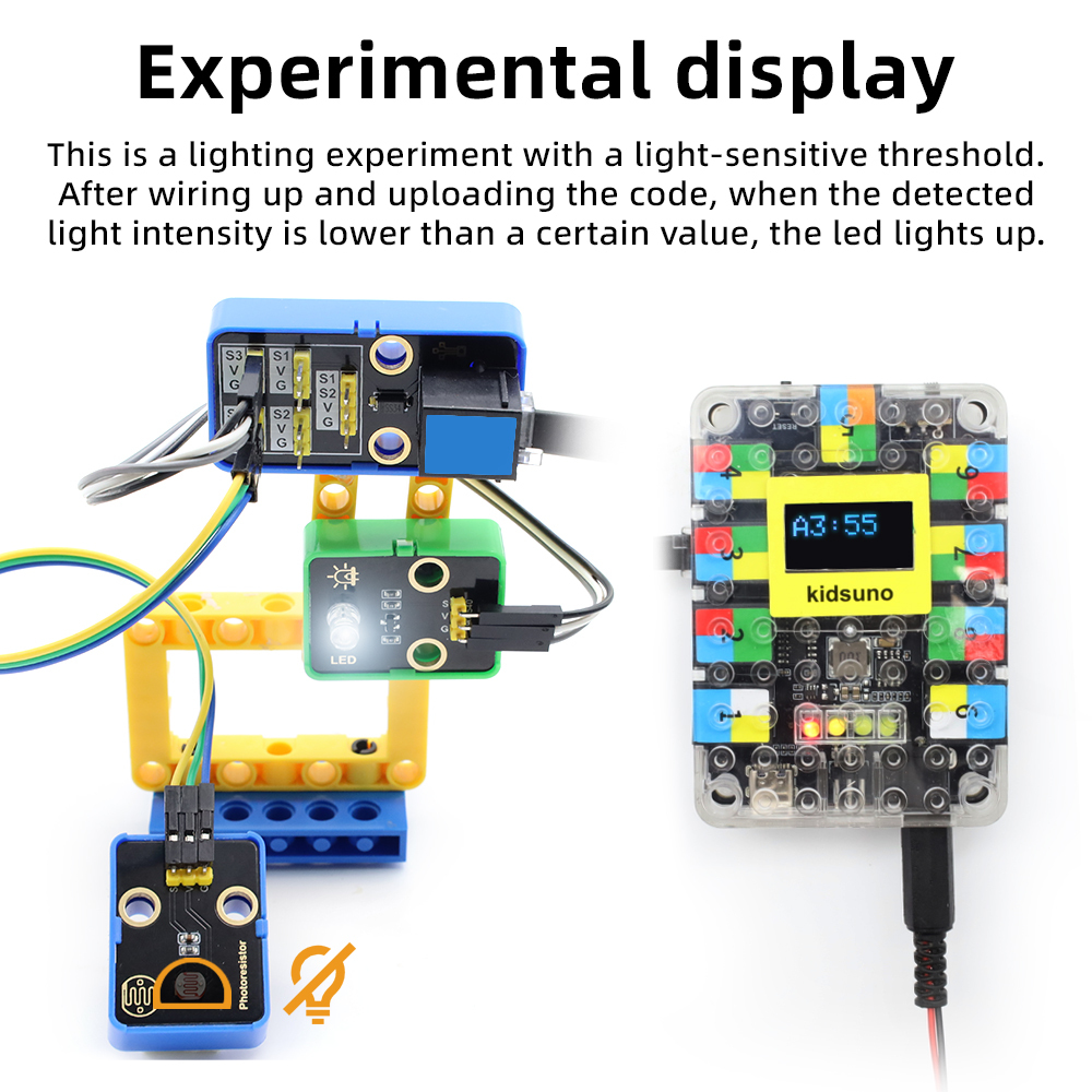 Kidsbits STEM Programming Electronic Building Blocks IO Extension Module for Arduino