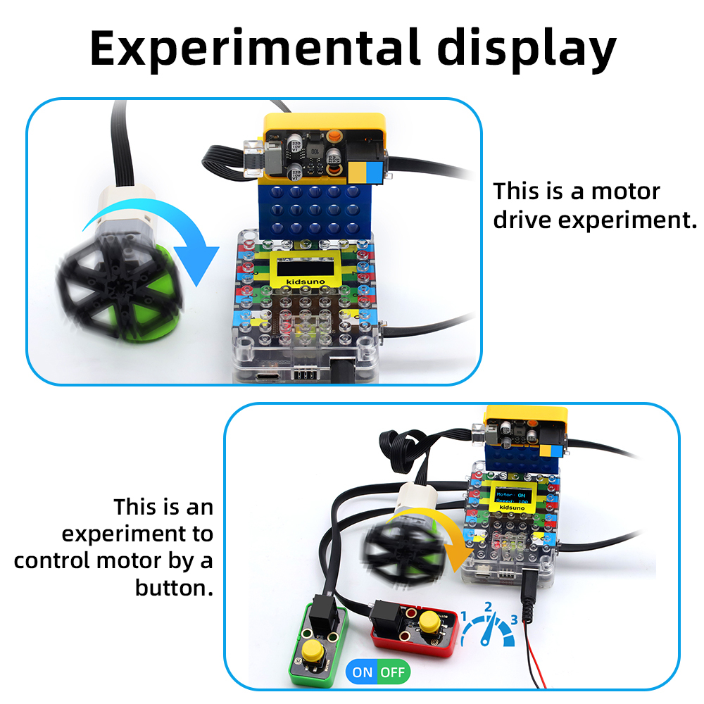 Kidsbits STEM Electronic Building Blocks Wedo2.0 Motor Driver Board Module for Arduino