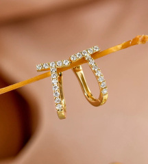 T Shape Stud Earrings