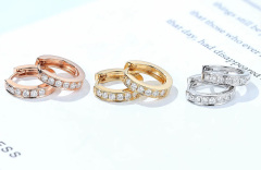 Huggie Earrings Hoop Design