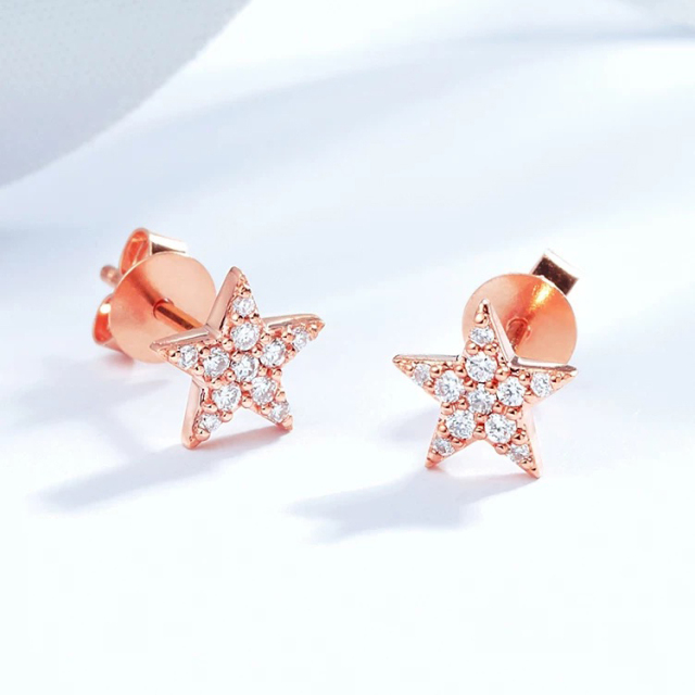Star Shape Earrings Studs