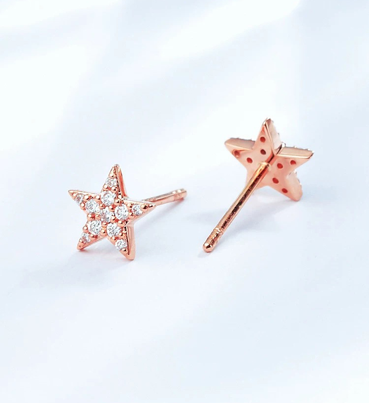 Star Shape Earrings Studs