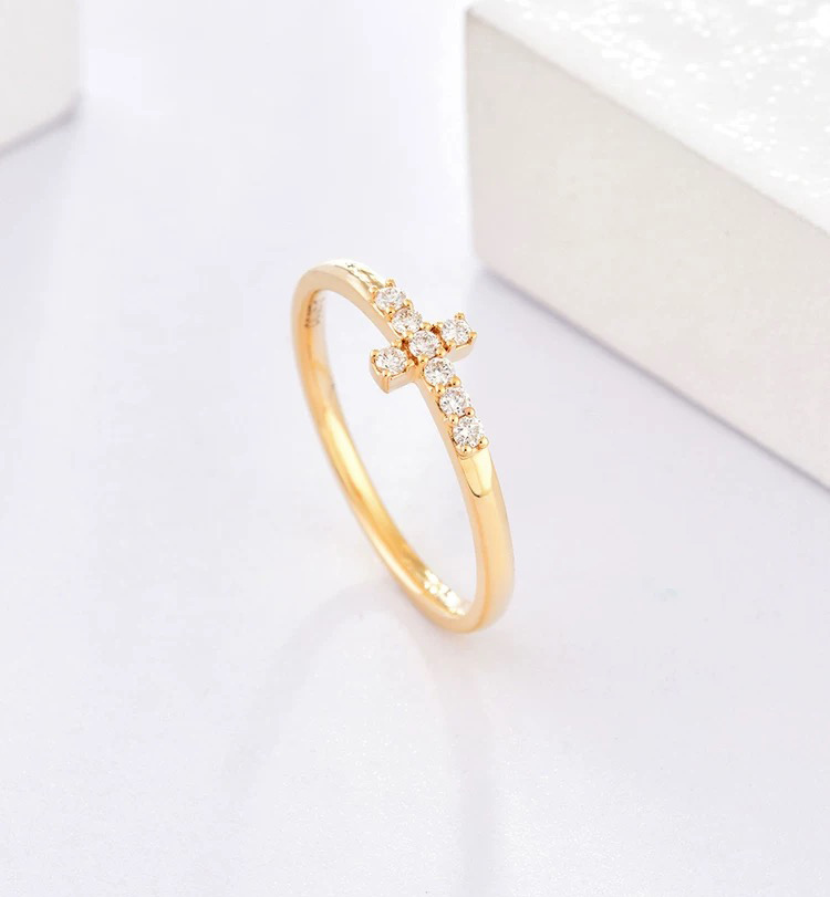 Copper Cross Ring