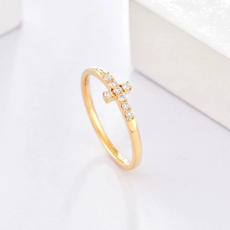 Copper Cross Ring