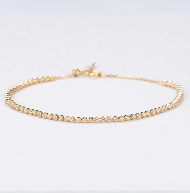 Mini Sized Stone Tennis Bracelet