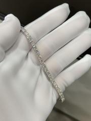 Tennis Bracelet in 18K White Gold with Lab-grown Diamonds