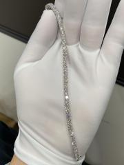 Tennis Bracelet in 18K White Gold with Lab-grown Diamonds