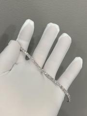 Tennis Bracelet in 18K White Gold with Lab-grown Diamonds