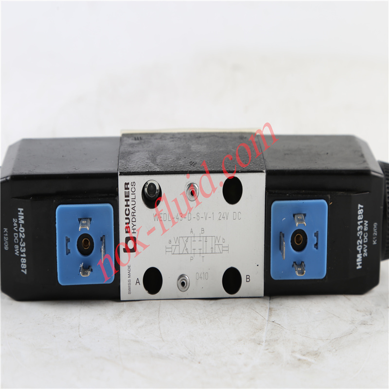 BUCHER SOLENLID VALVE WEDL-43-D-6-V-1 24VDC